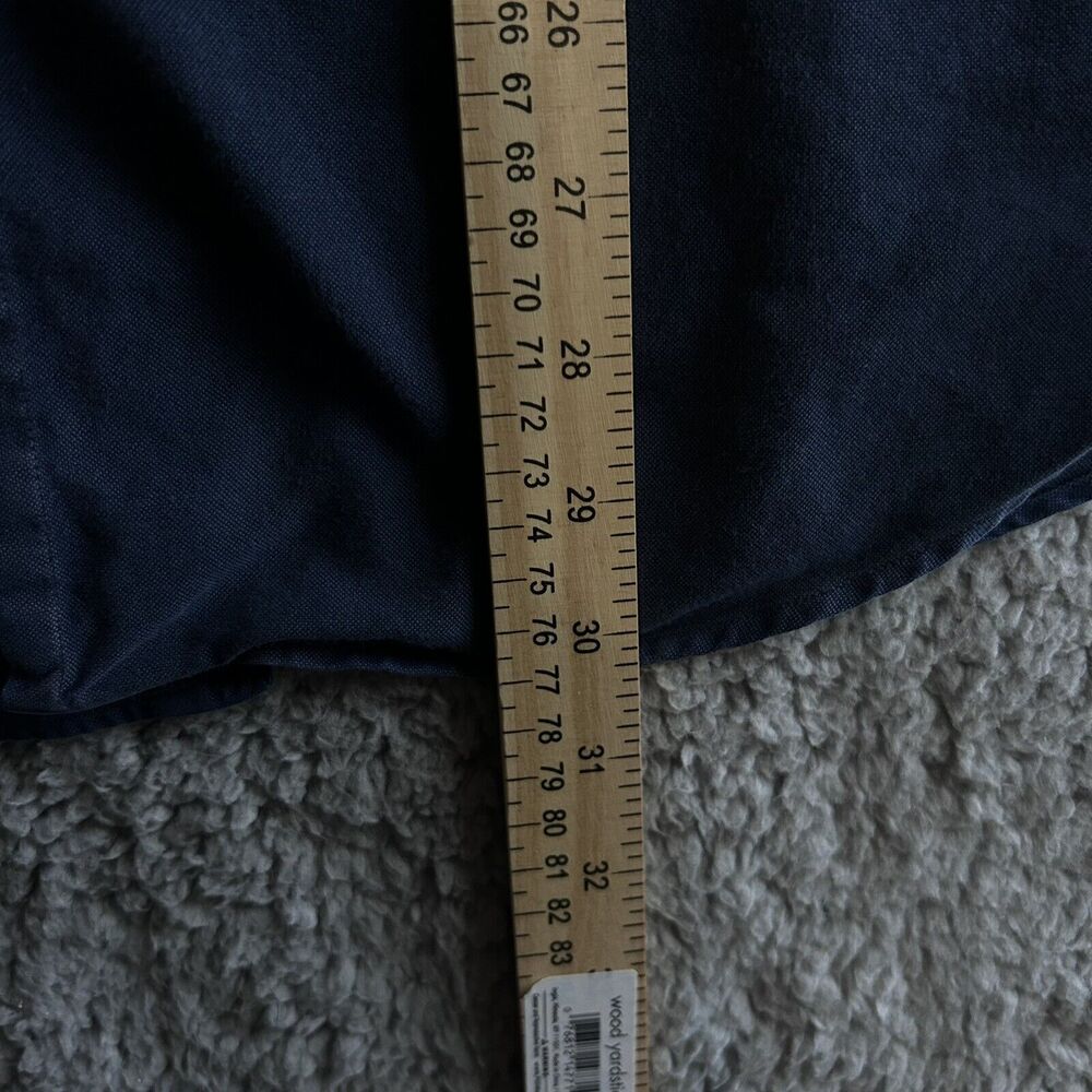 Nautica Mens Size 16 34/35 Button Down Shirt Vintage Oxford Blue Preppy - Picture 13 of 16